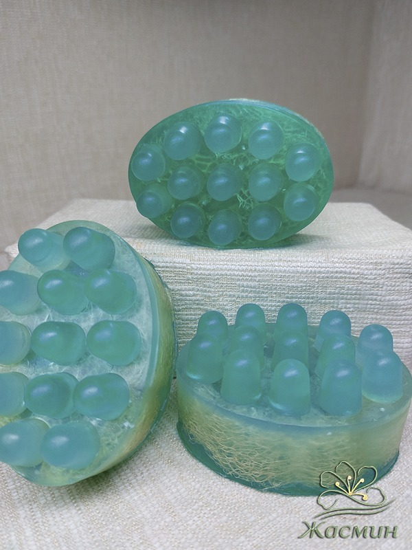 Массажное мыло с люфой