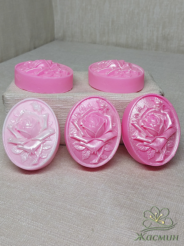 Мыло с 2D-розой для увлажнения кожи