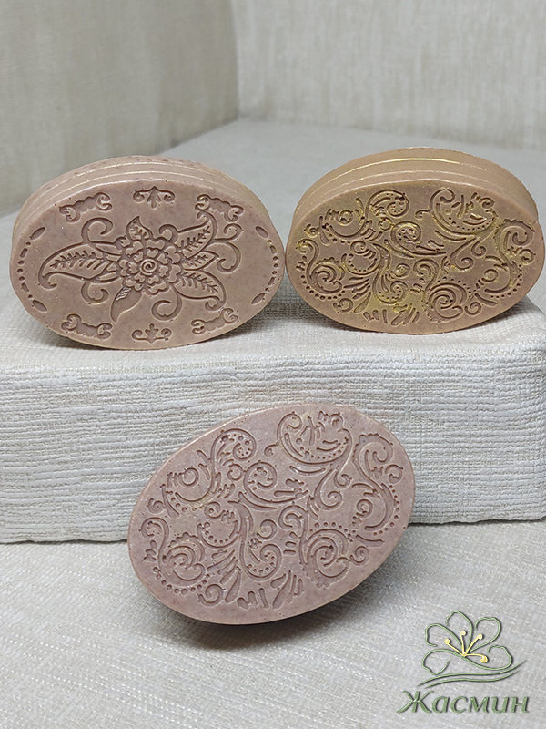 Омолаживающее мыло с розовой глиной для лица